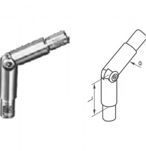 קשת מתכווננת לקושרת 16mm נירוסטה 316